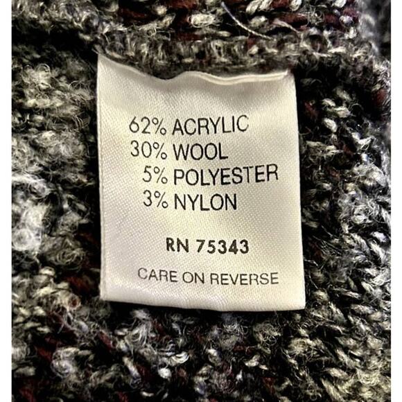 A. IDA Made in Italy Women's Size Medium Grey Wool Blend Cardigan Sweater Sz M - Picture 8 of 8